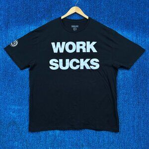Blink-182 Work Suck Rock T-Shirt Size XXL